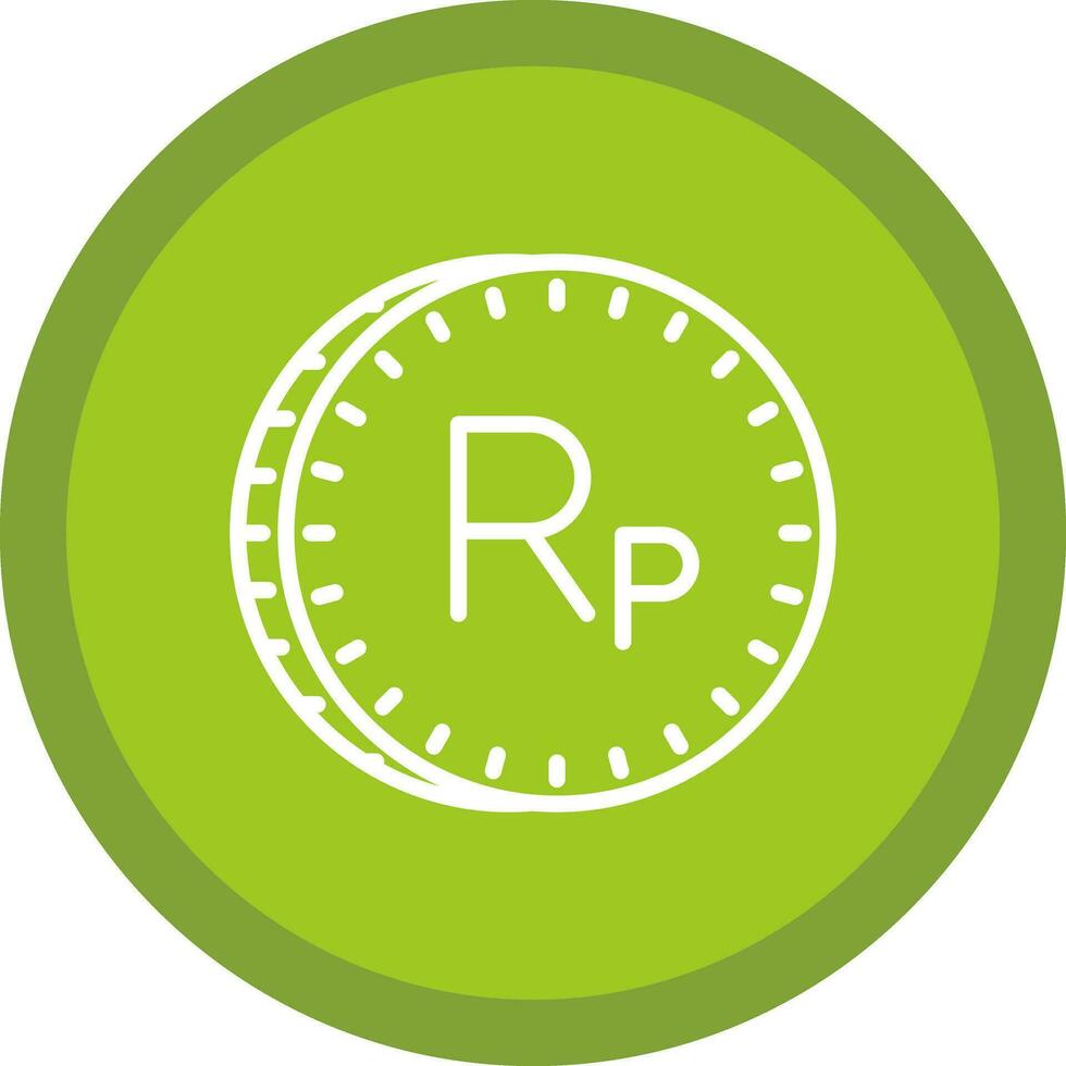 Indonesian Rupiah Vector Icon Design