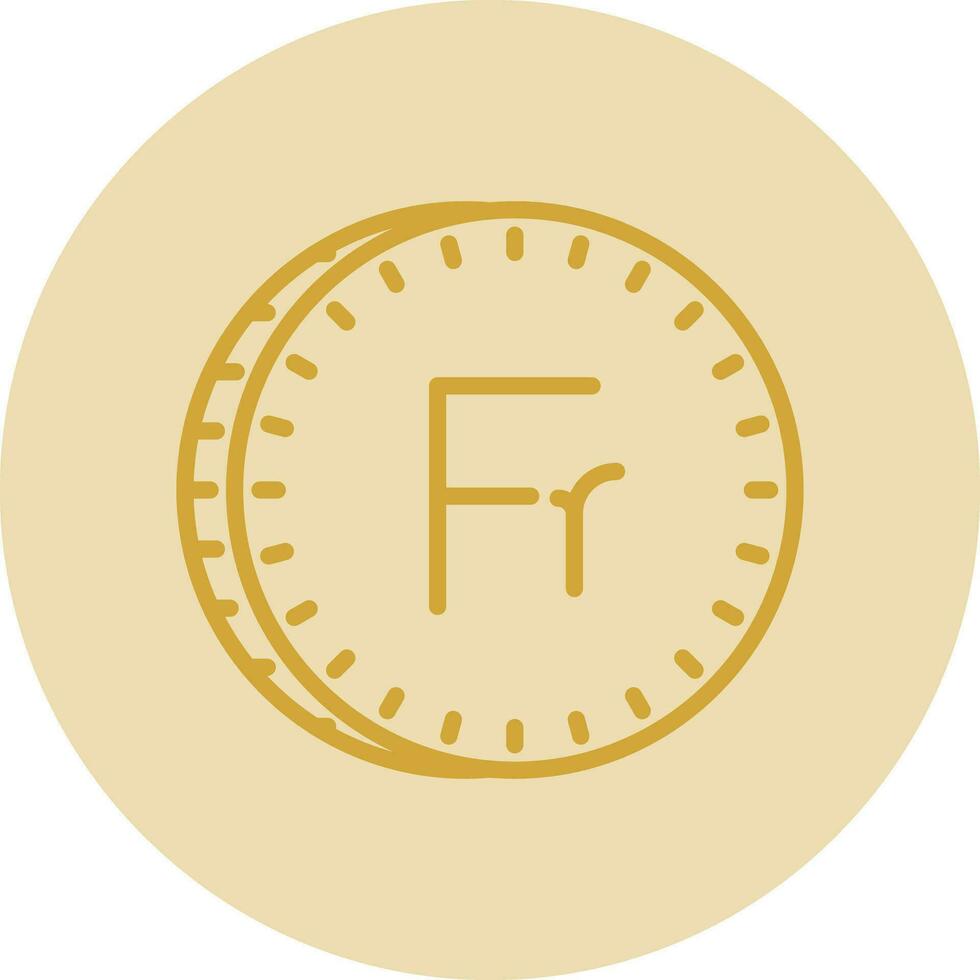 Franc Vector Icon Design