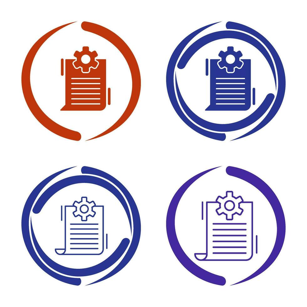 Content Management Vector Icon