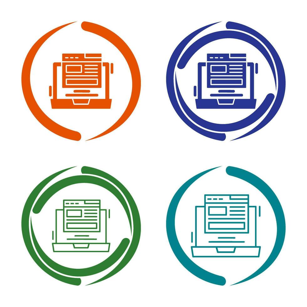 Layout Vector Icon