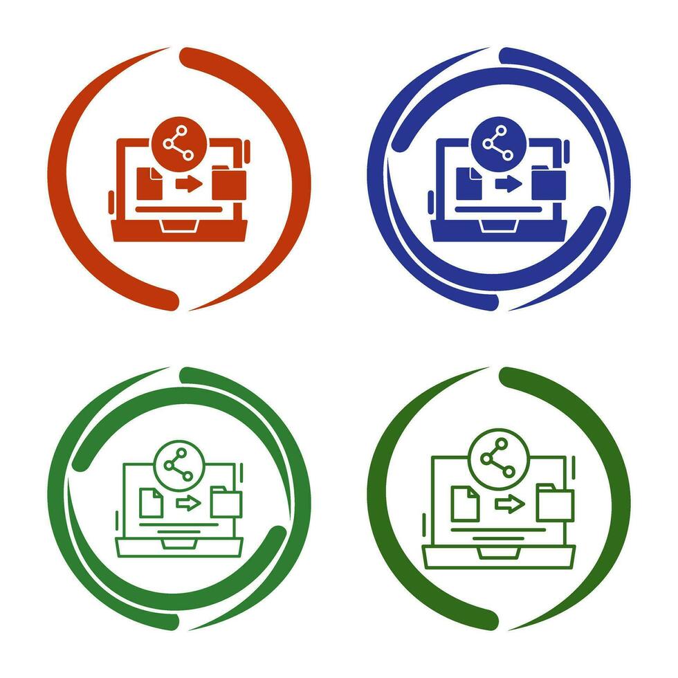 File Share Vector Icon