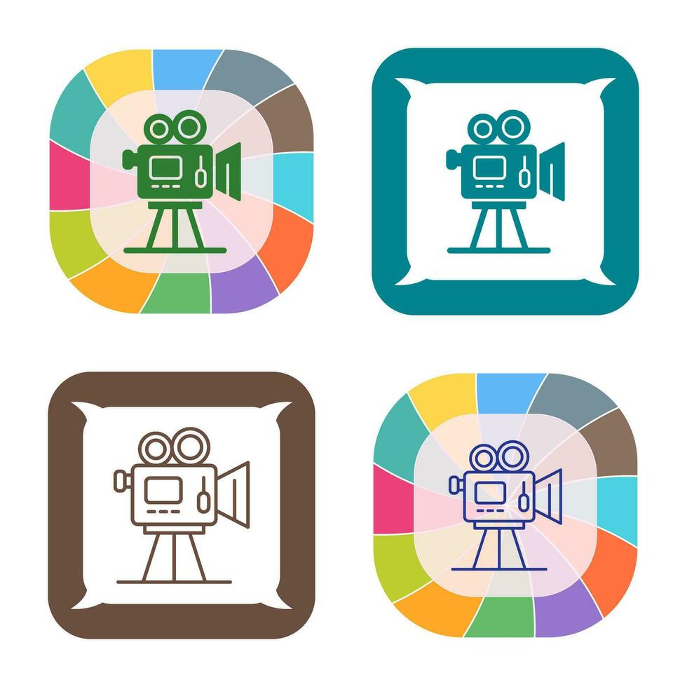 Movie camera Vector Icon