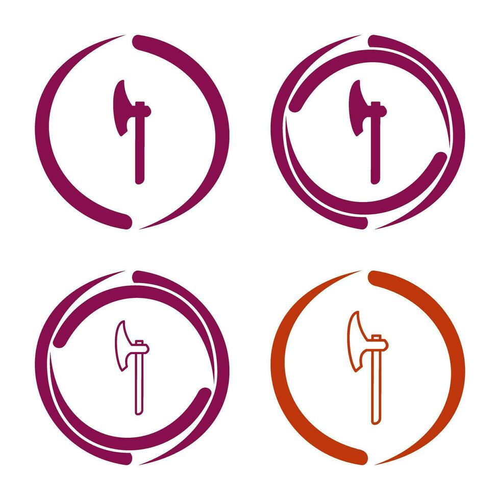 Unique Axe Vector Icon