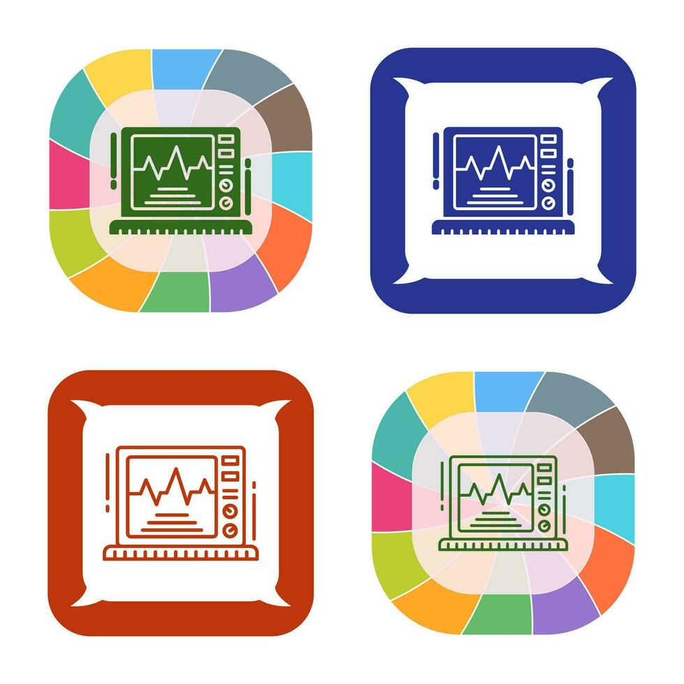 Ekg Monitor Vector Icon