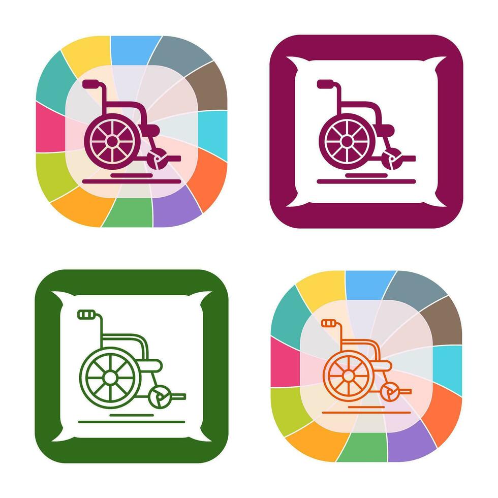 Wheel Chair Vector Icon