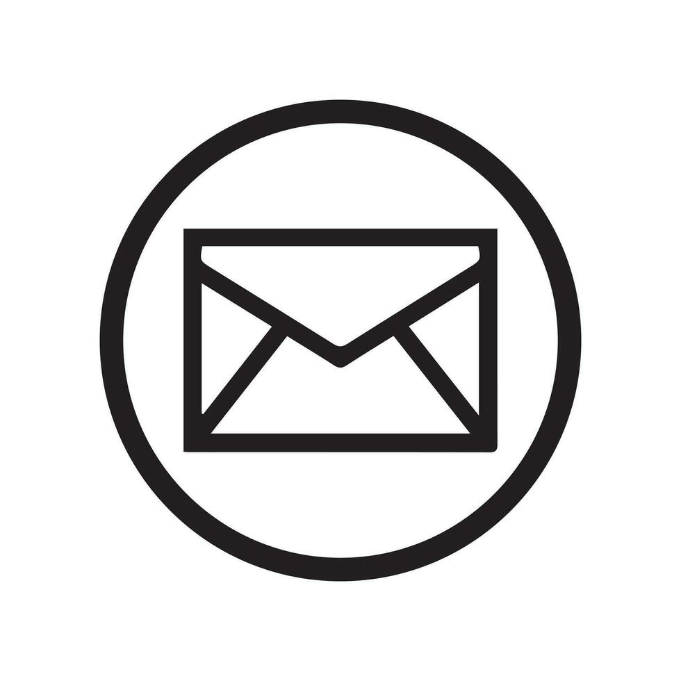 messages icon for email vector