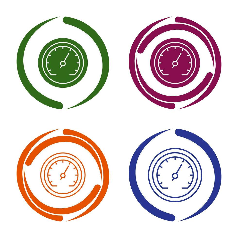 Speedometer Vector Icon