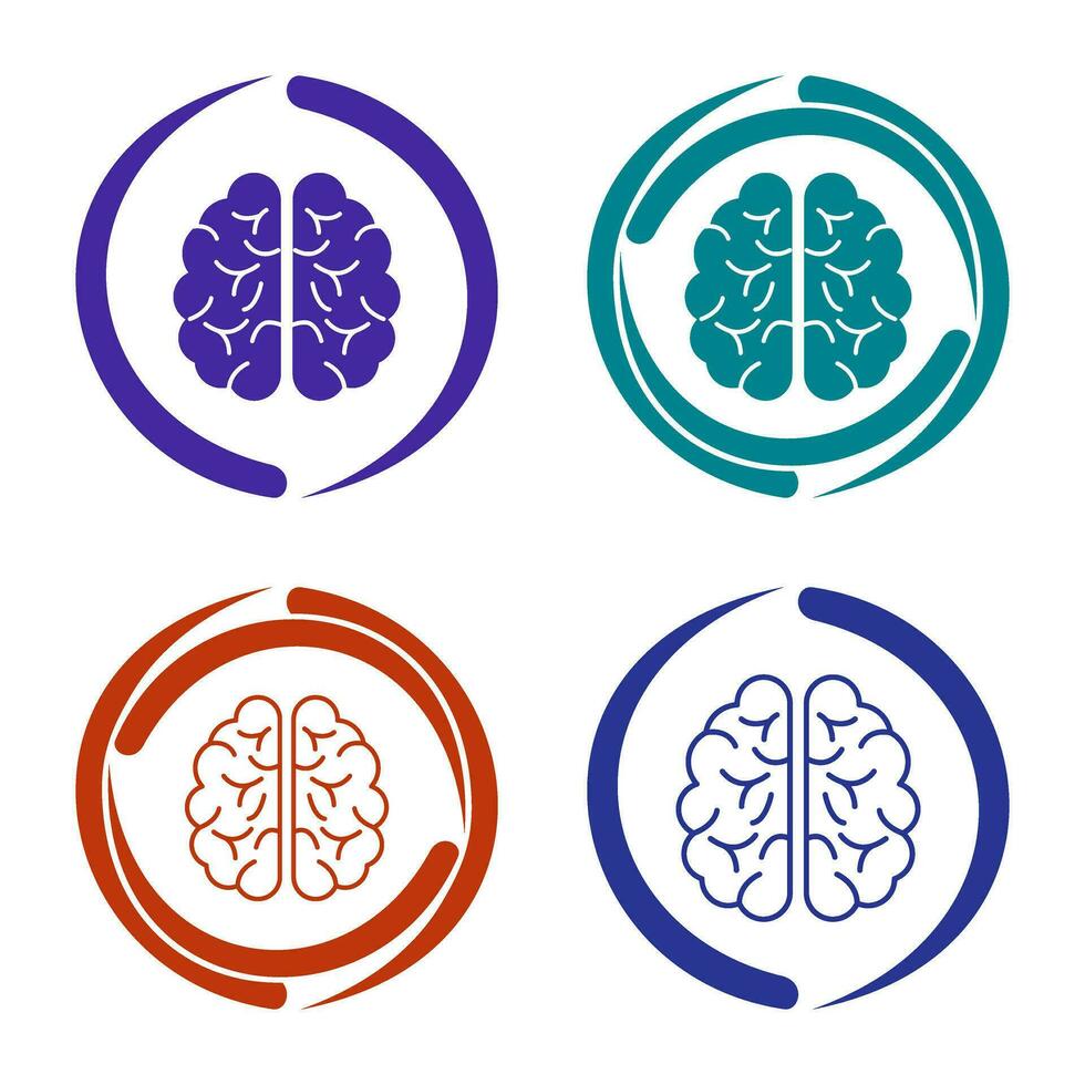 icono de vector de cerebro