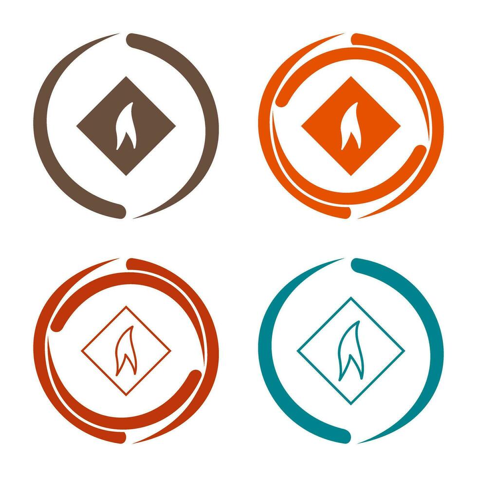 Flammable Material Vector Icon