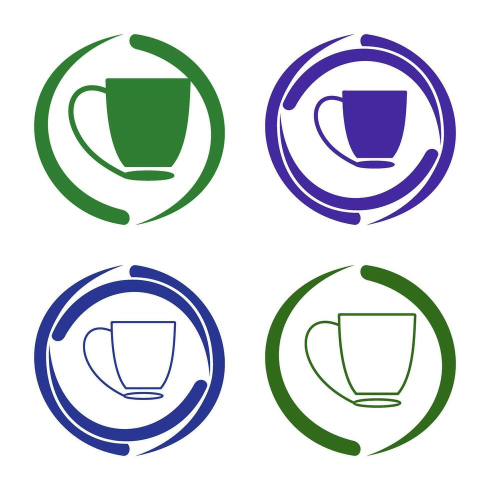 icono de vector de taza de café