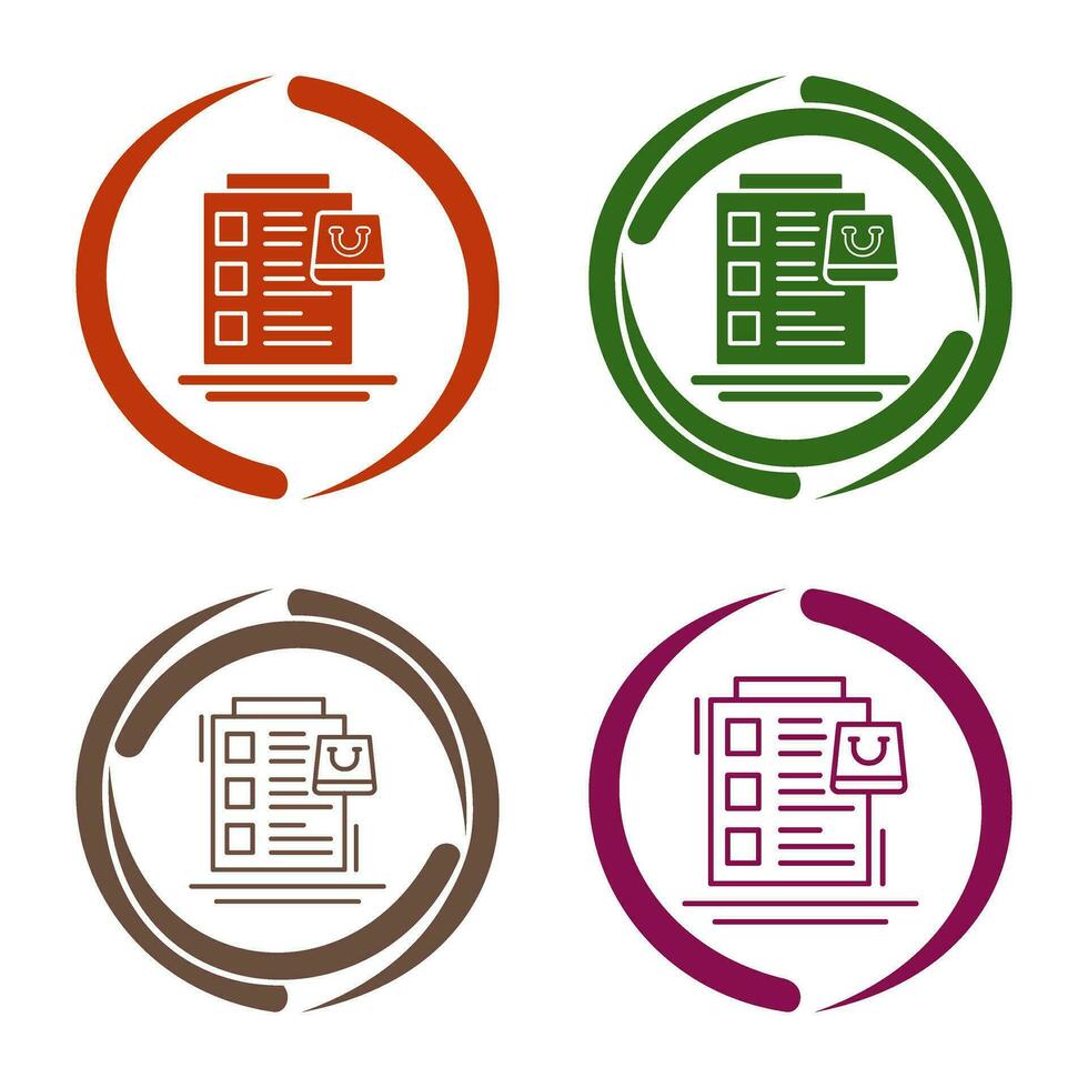 Wish List Vector Icon