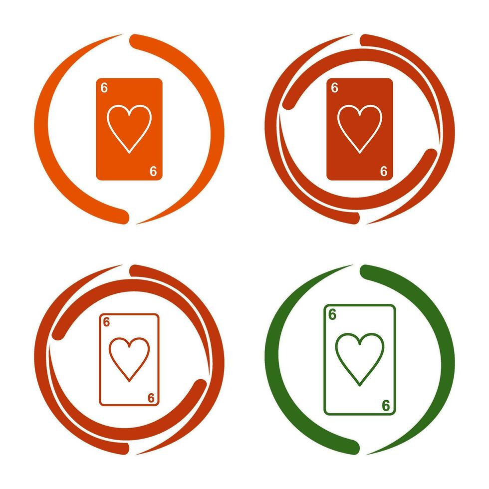 Hearts Card Vector Icon