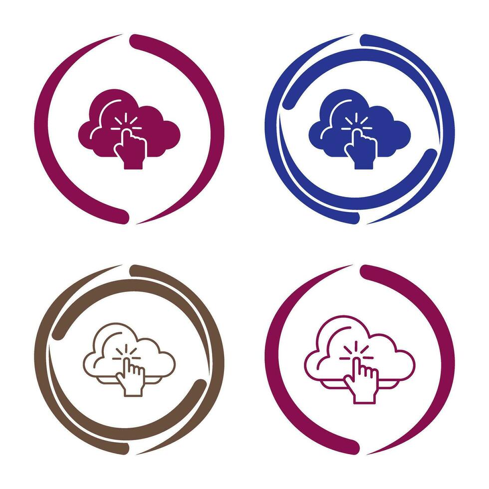 Cloud Computing Vector Icon
