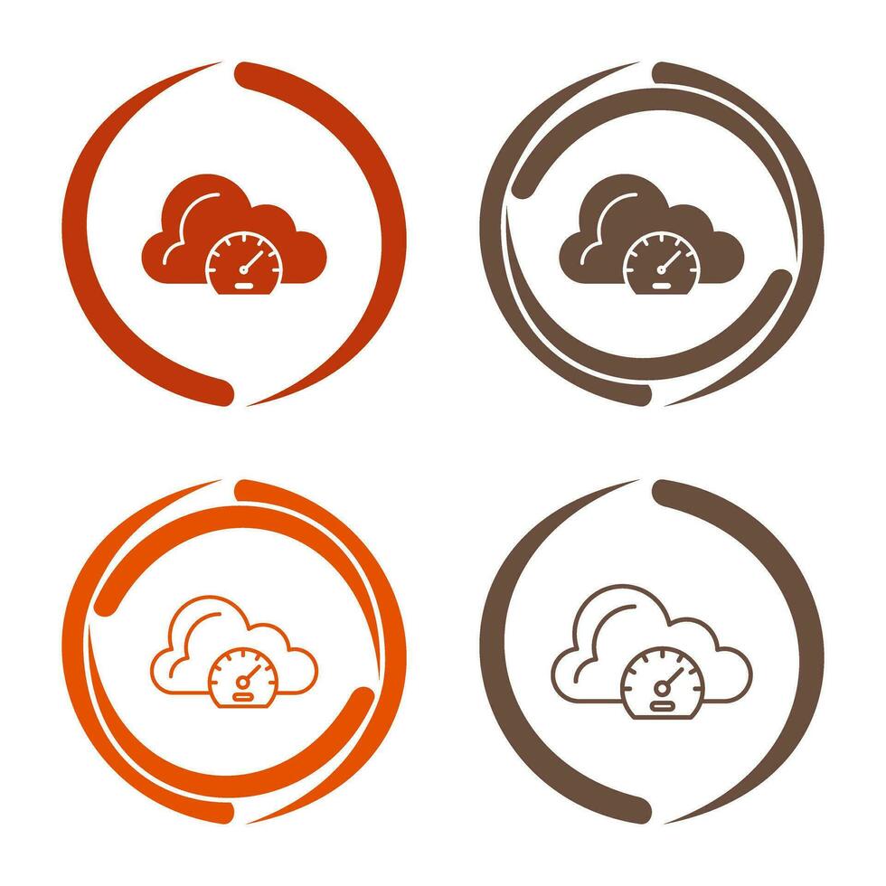 Speed Test Vector Icon