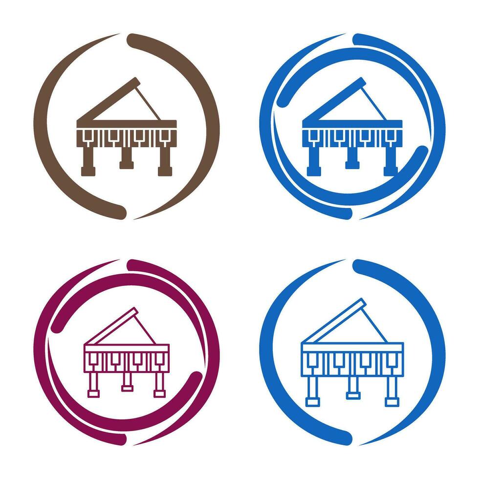 Grand Piano Vector Icon