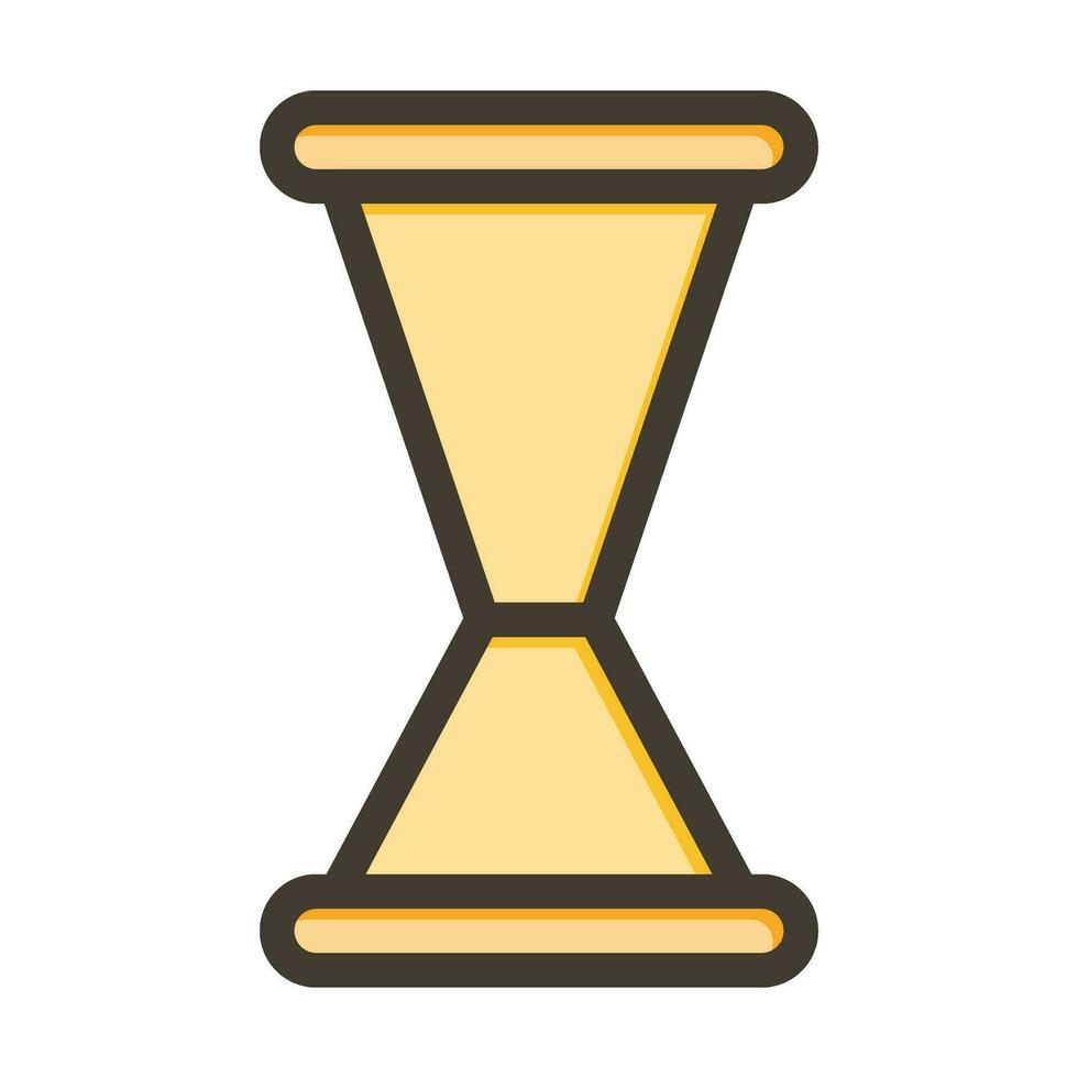 Jigger Vector Thick Line Filled Colors Icon For Personal And Commercial Use.