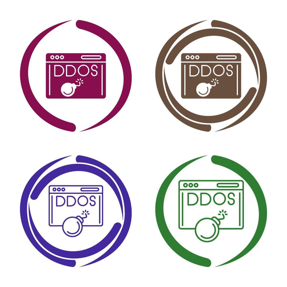 Ddos Attack Vector Icon