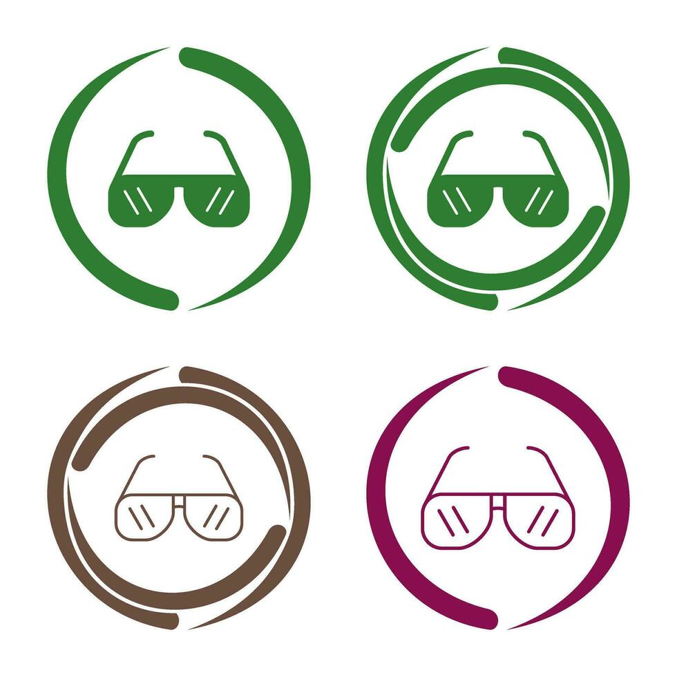 Sun Glasses Vector Icon