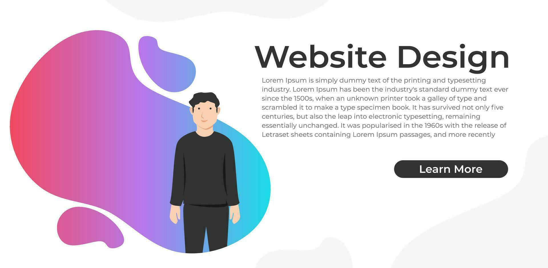 Landing Page Design Inspiration For Your Next Layout vector