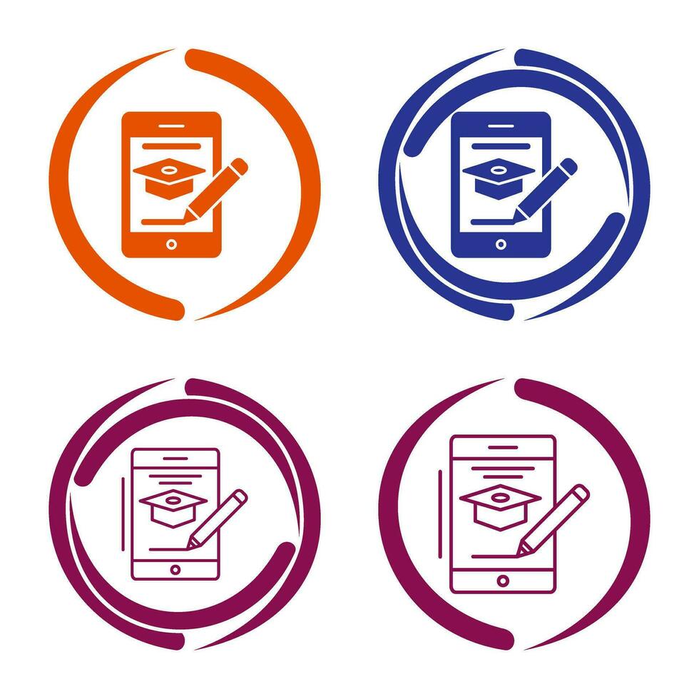 Online Course Vector Icon