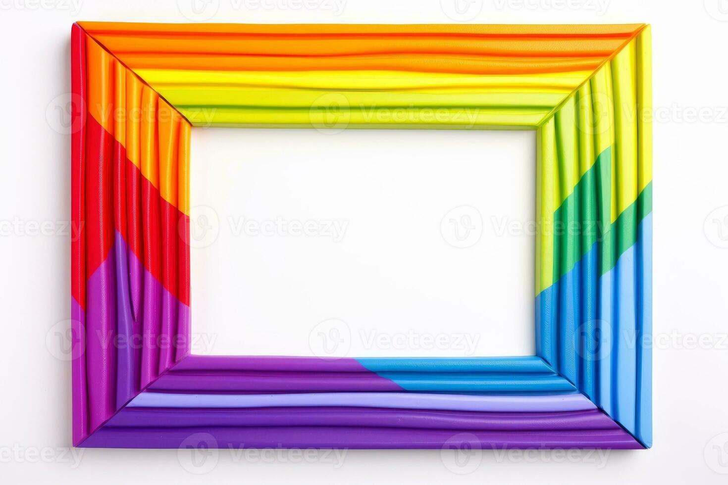 Mockup photo frames, Empty abstract shape framing for your design. template for picture, painting, poster, lettering or photo gallery, Generative AI illustration