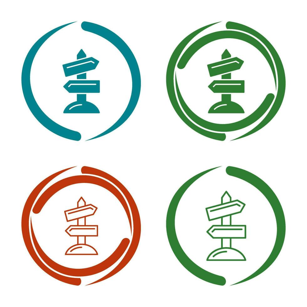 Road Sign Vector Icon