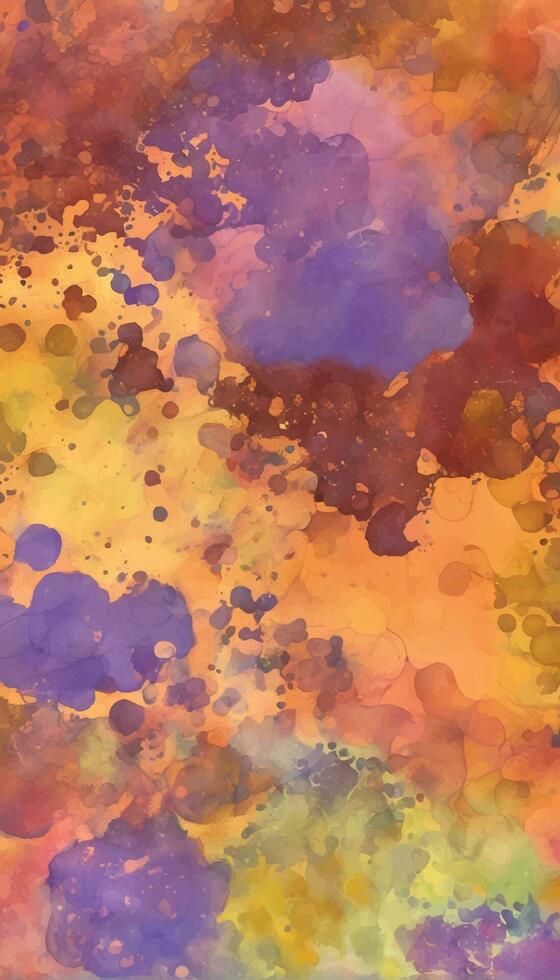 Watercolor stains abstract background vector