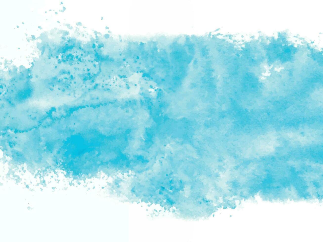 Watercolor splash stain background vector