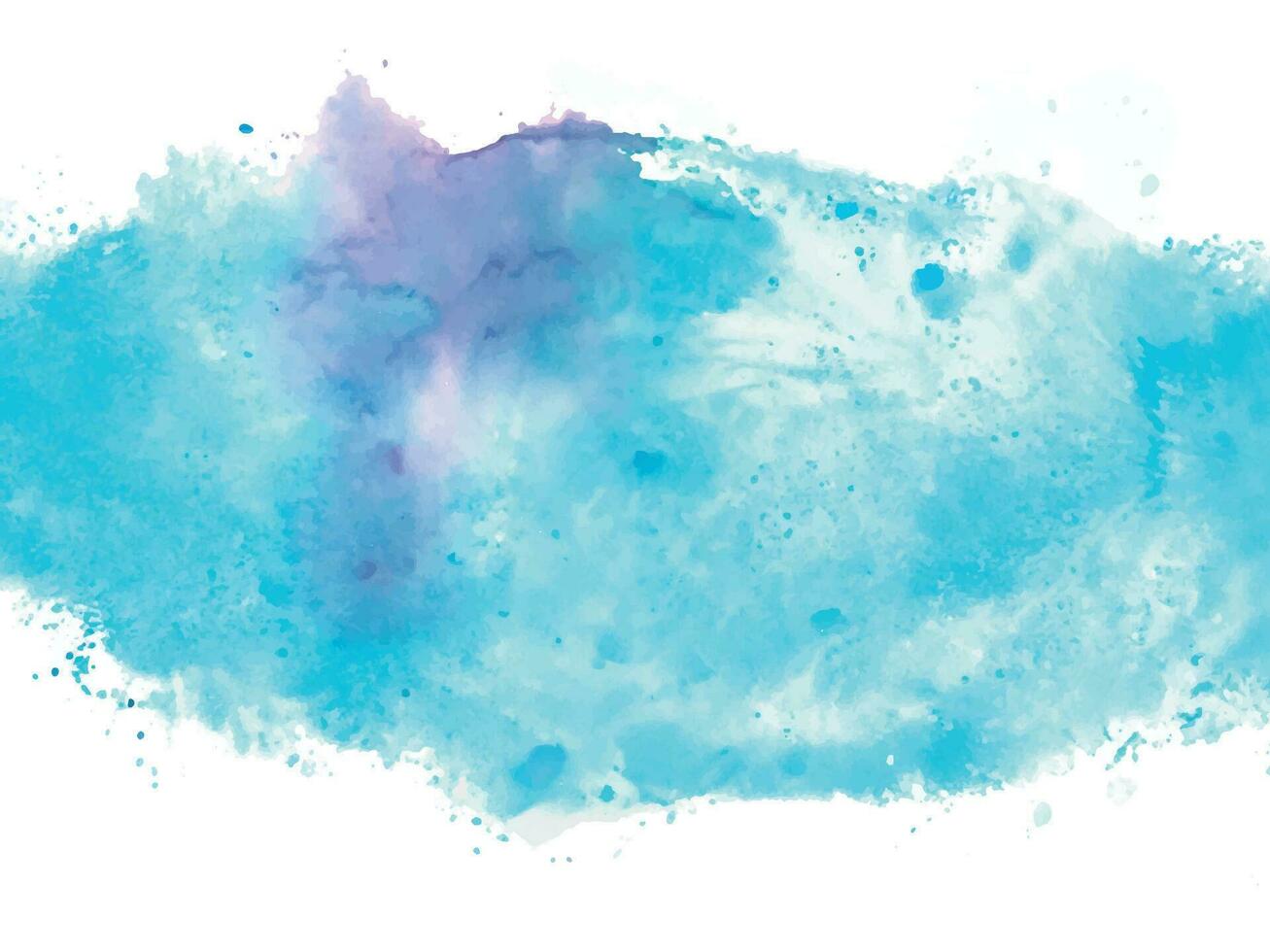 Watercolor splash stain background vector