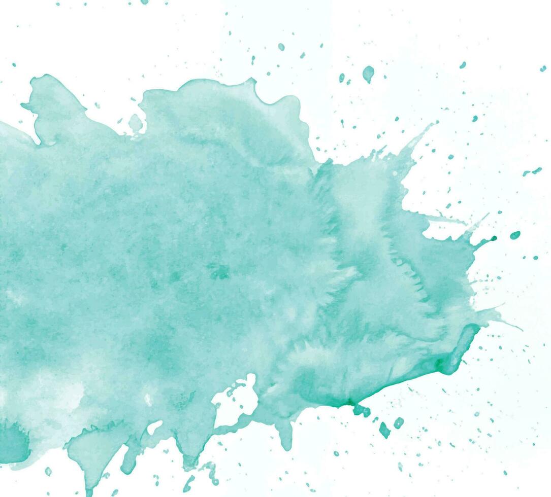 Watercolor splash stain background vector