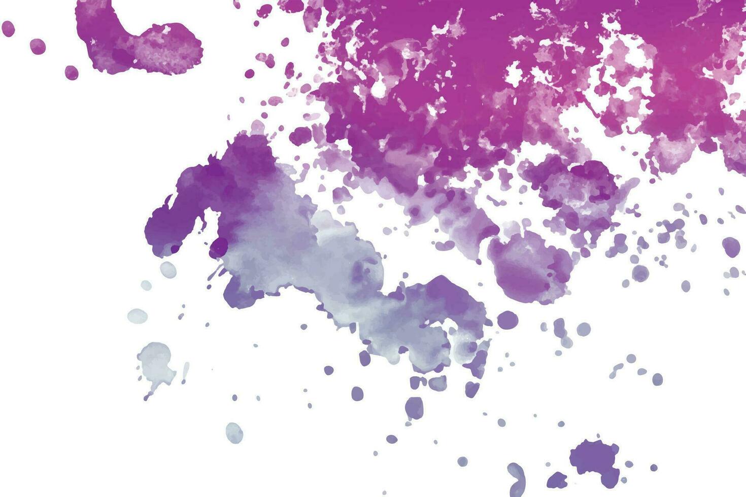 Watercolor splash stain background vector