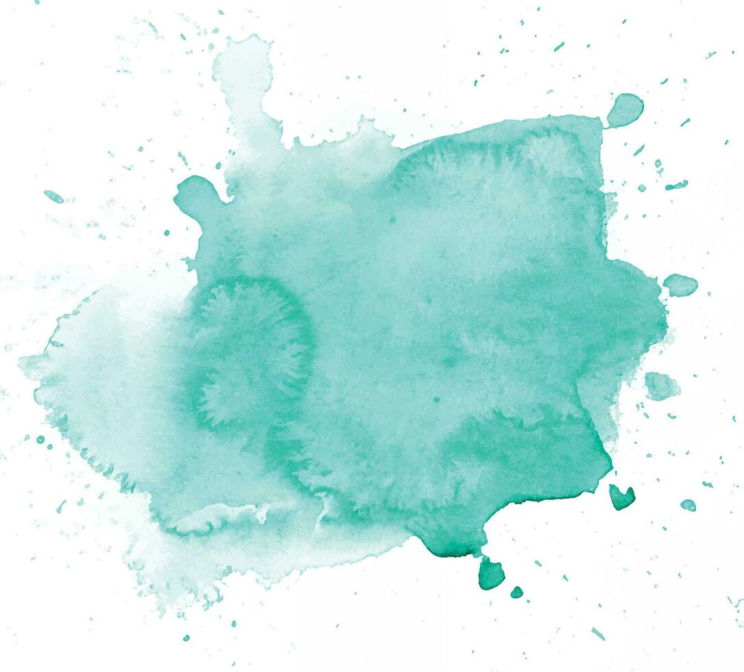 Watercolor splash stain background vector