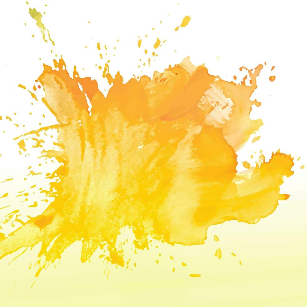 Watercolor splash stain background vector