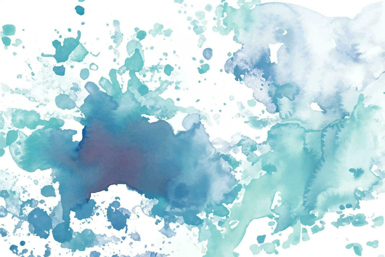 Watercolor splash stain background vector