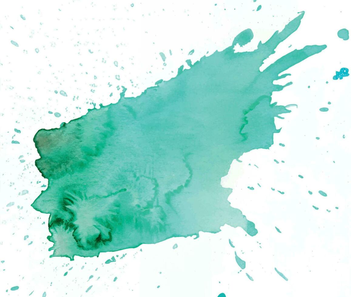 Watercolor splash stain background vector
