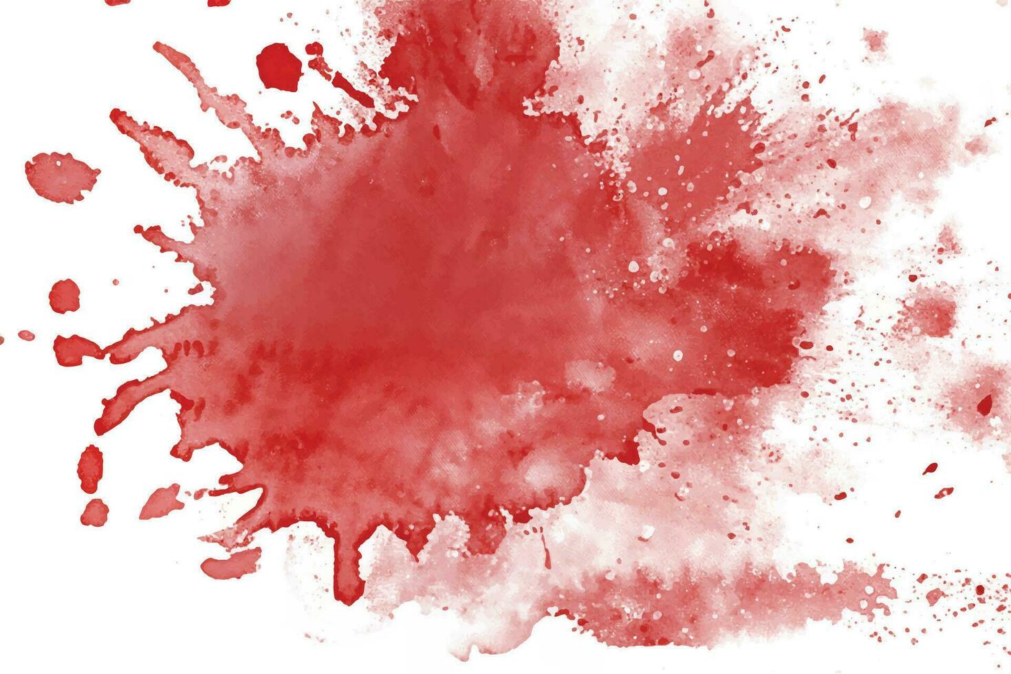 Watercolor splash stain background vector
