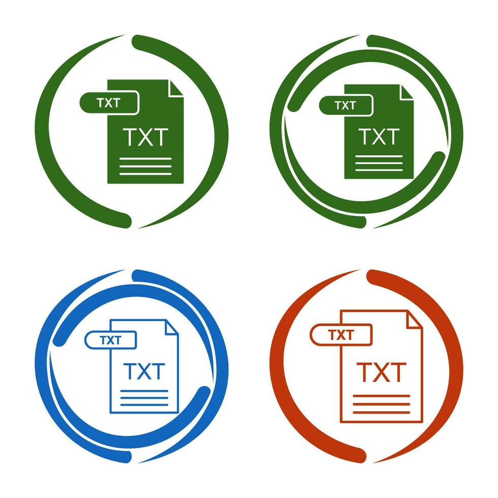 TXT Vector Icon