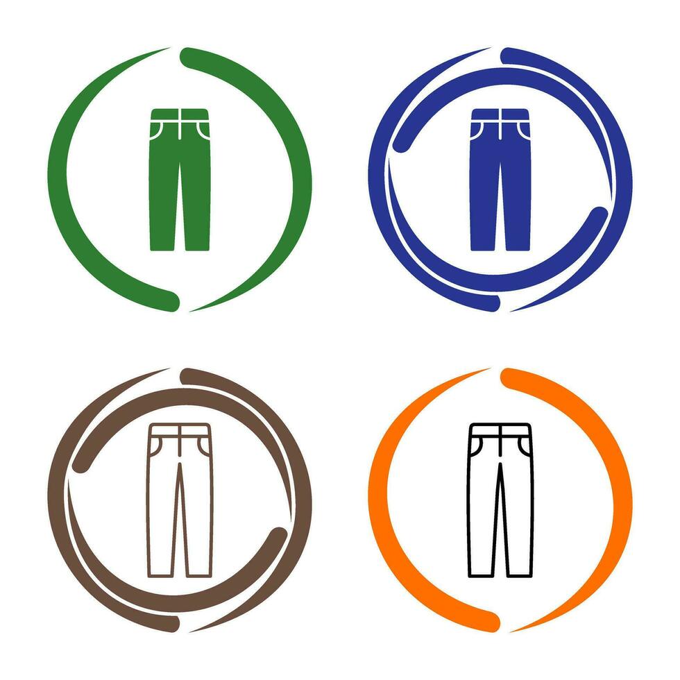 Men's Pants Vector Icon