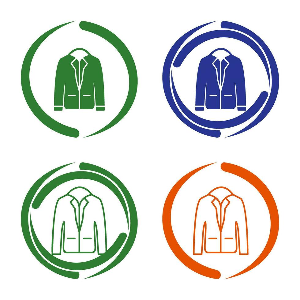 Stylish Jacket Vector Icon