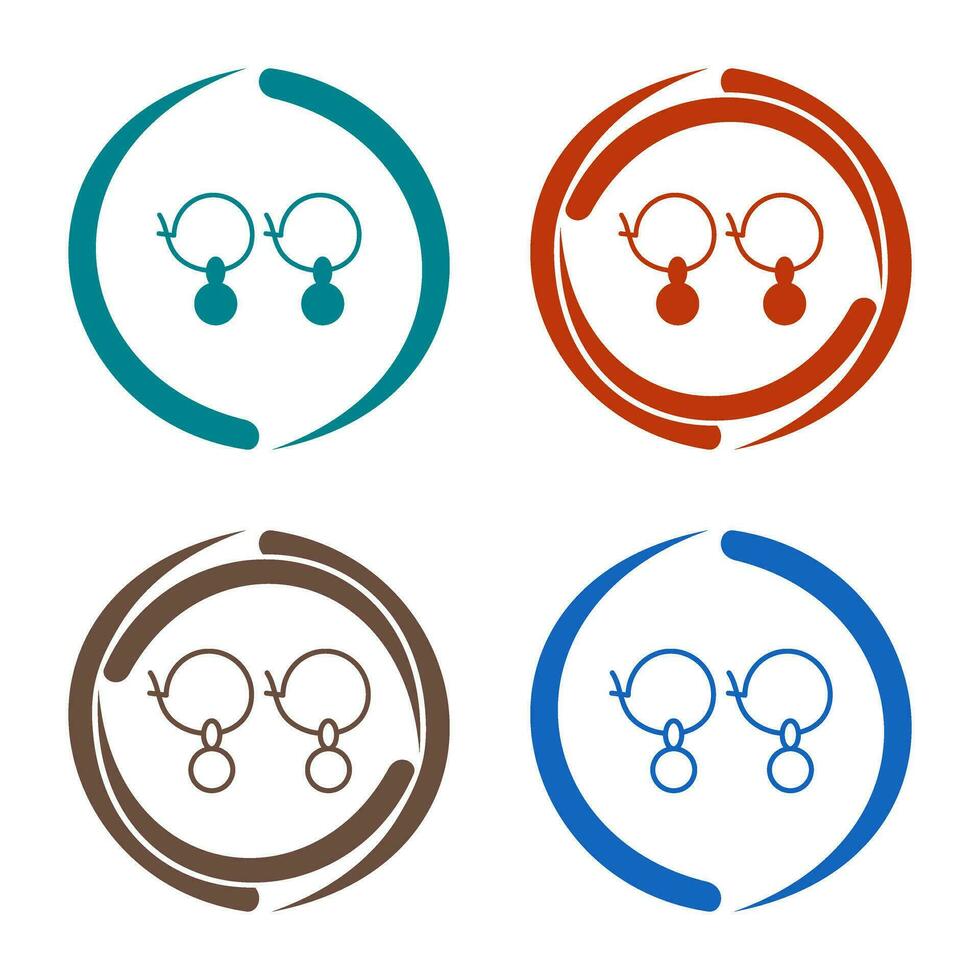 Earrings Vector Icon