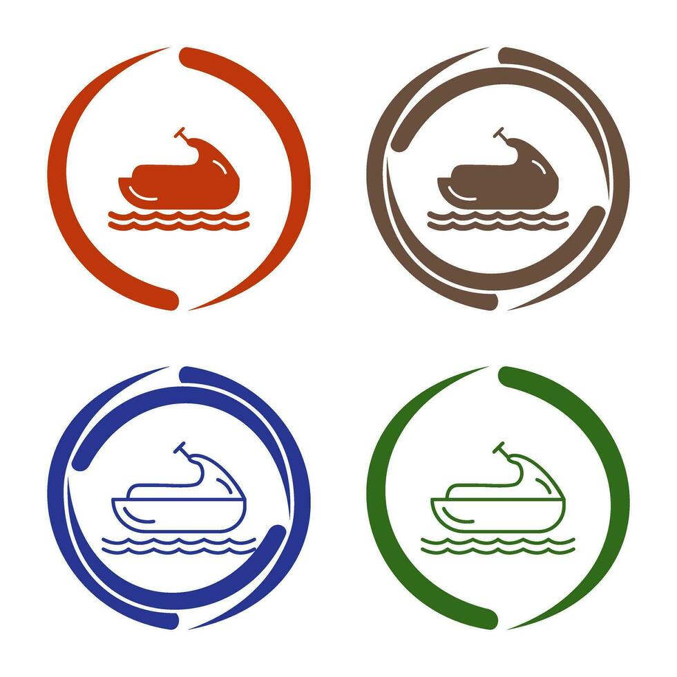 Jet Ski Vector Icon