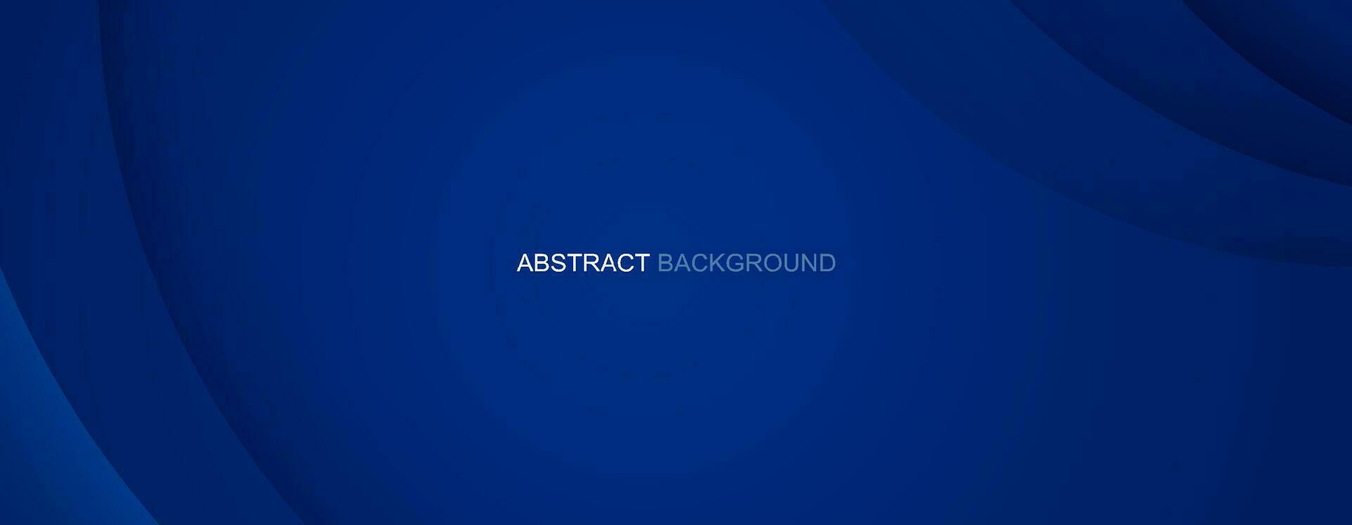 Abstract background with curve paper layer on dark blue background. Illustration horizontal template background banner. vector