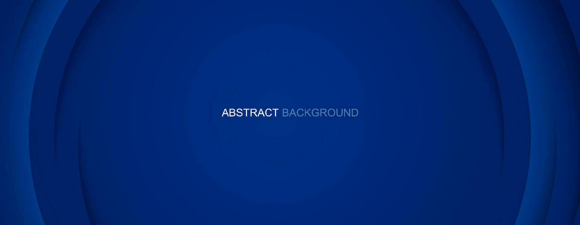 Abstract background with curve modern lines on dark blue background. Illustration horizontal template background banner. vector