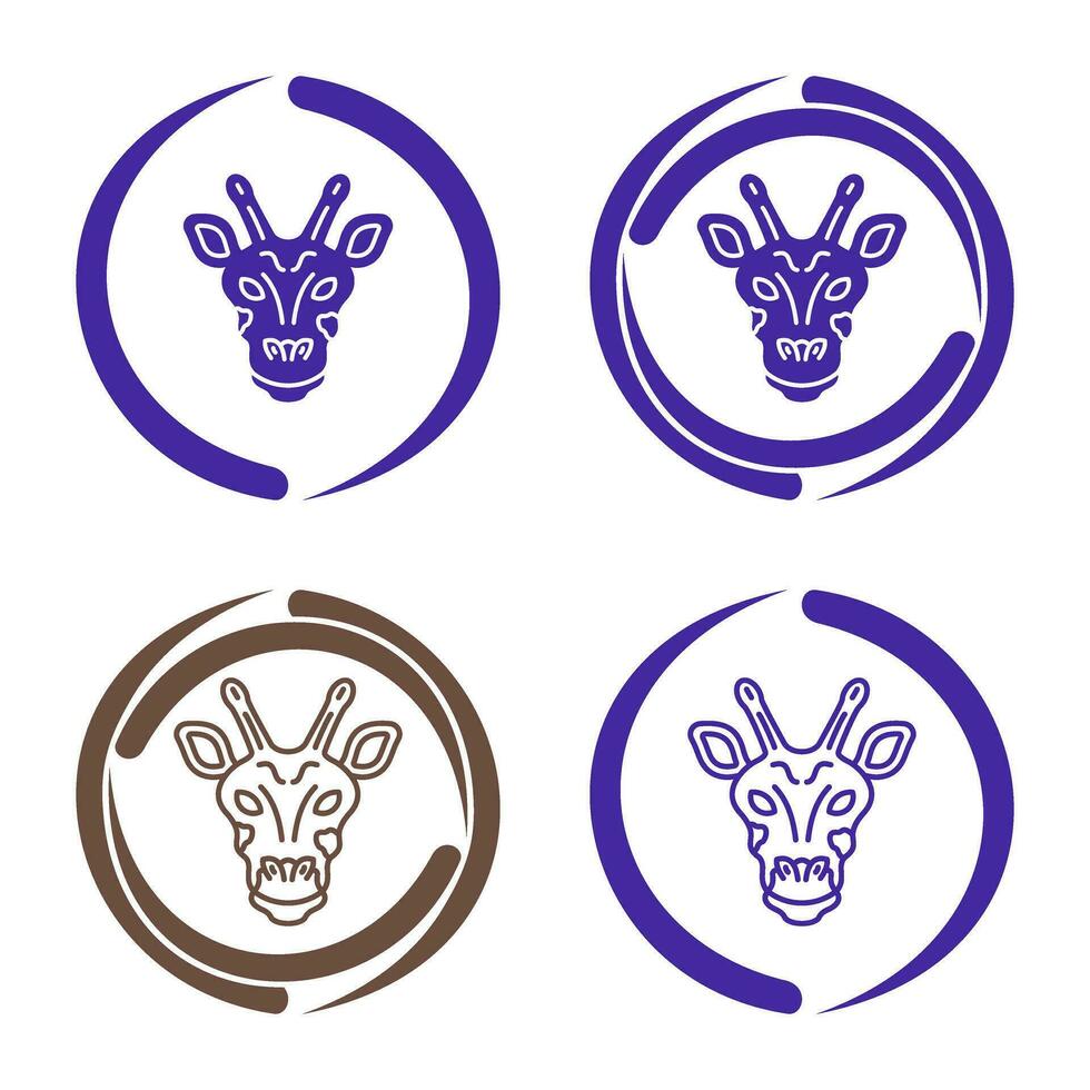 Giraffe Vector Icon