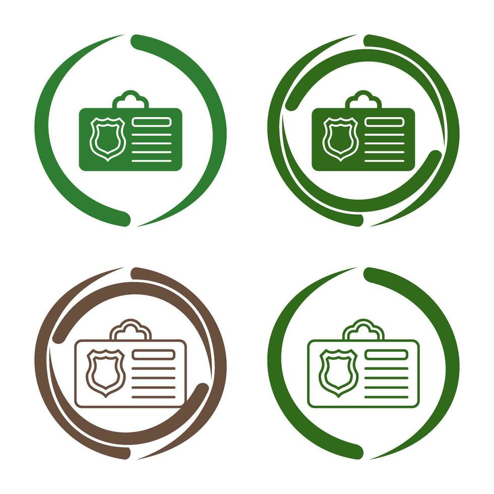 Id Card Vector Icon