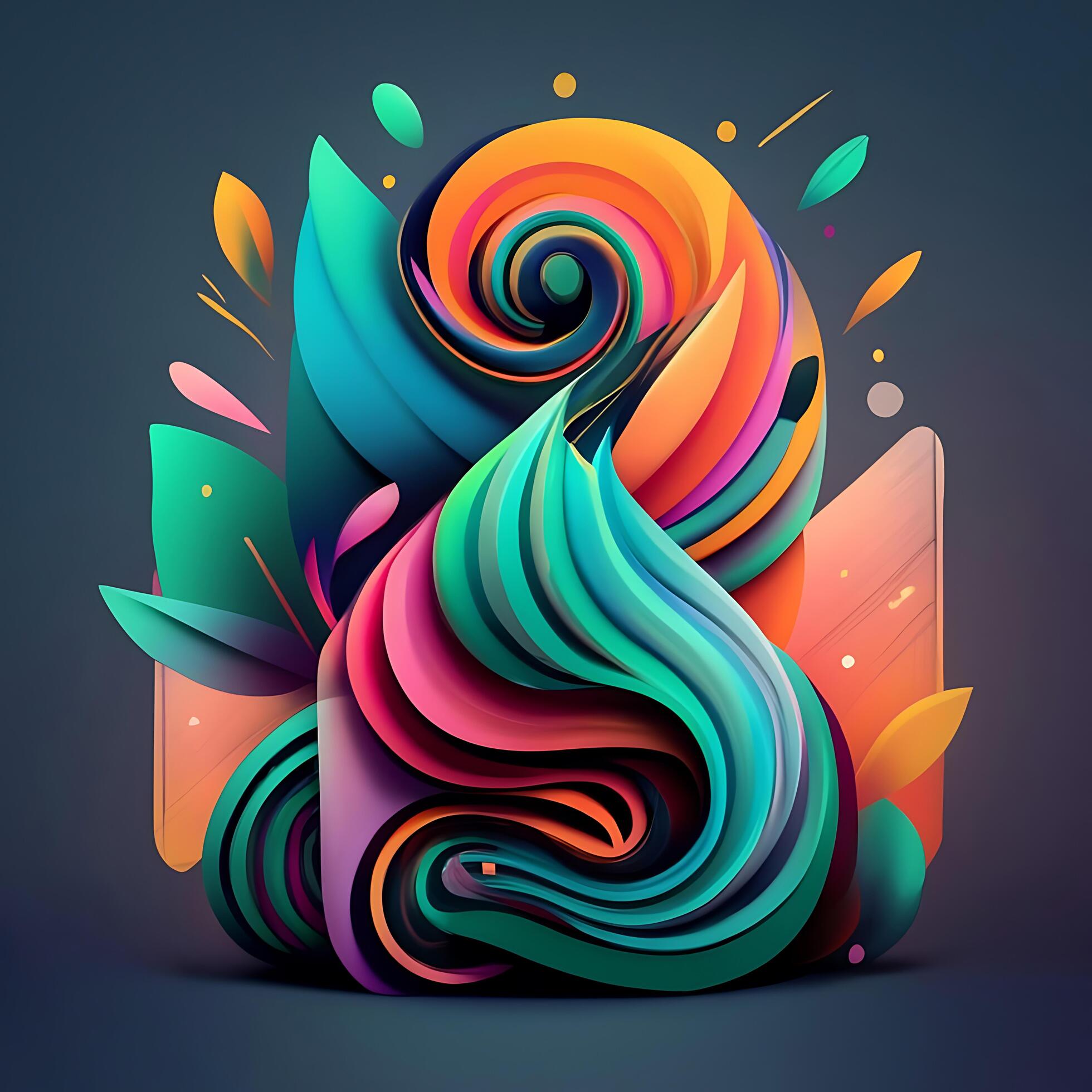 Abstract background and Wallpaper Image Generator AI 29592517 Stock