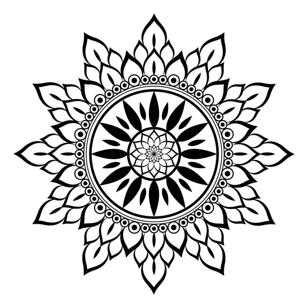 Mandala Background Design. vector
