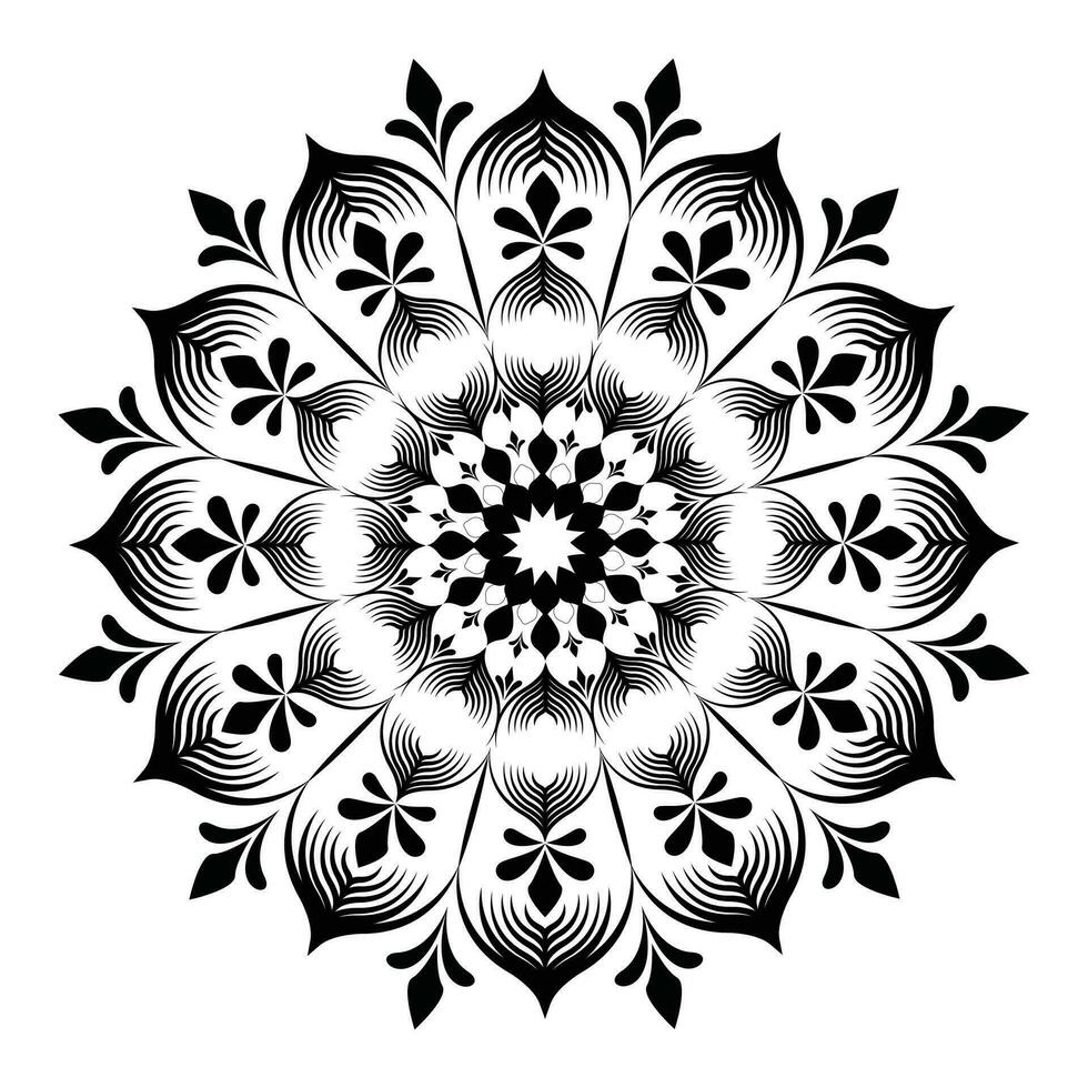 Mandala Background Design. vector