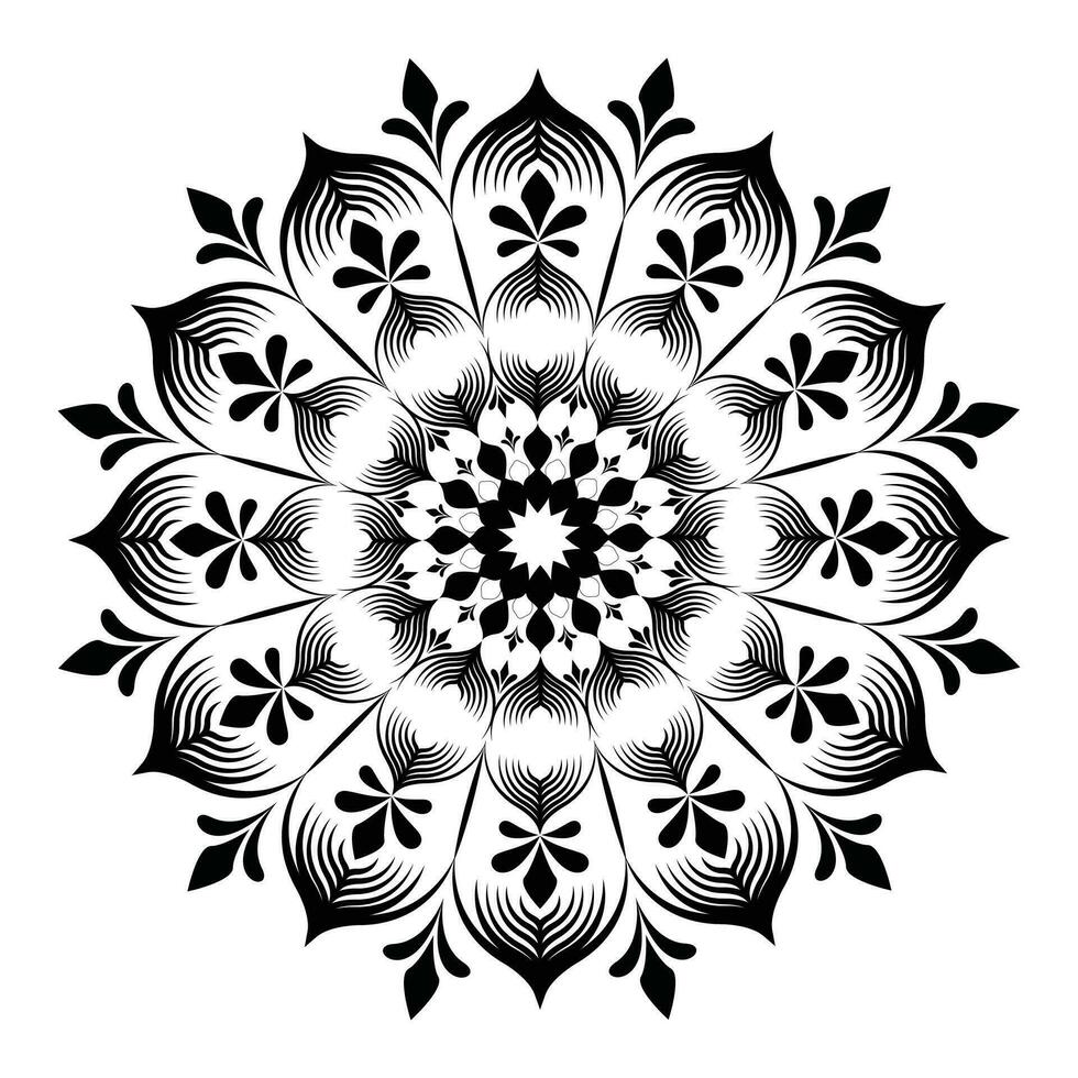 Mandala Background Design. vector