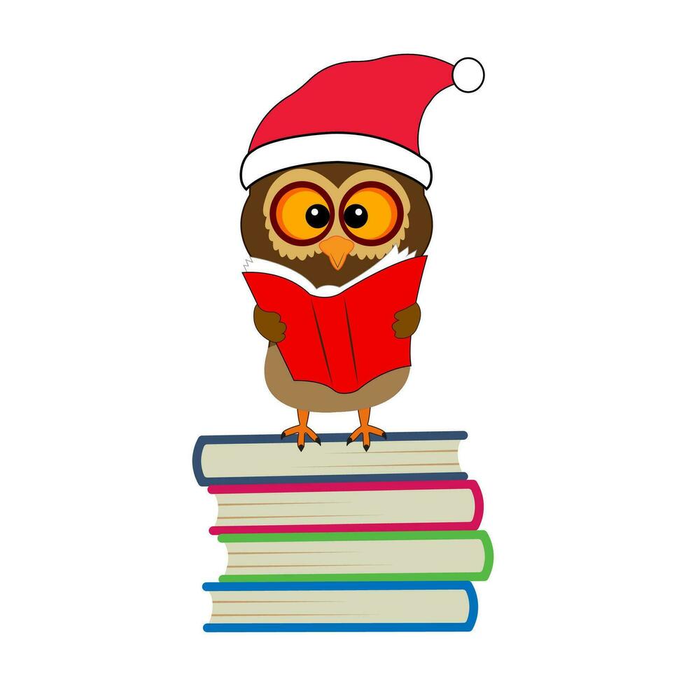 Cartoon Cute Owl School Teacher Character design. vector